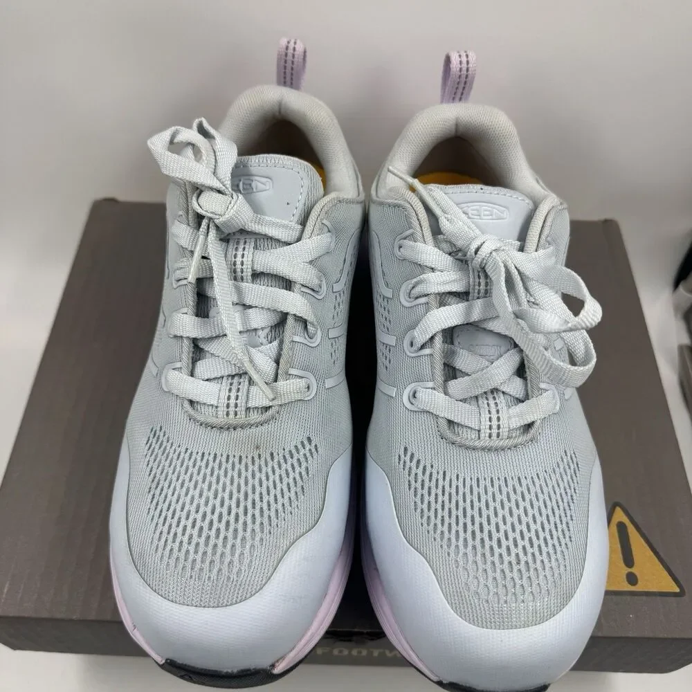 KEEN Utility Minneapolis Women 7M Steel Toe Work Sneakers Gray Orchid NIB Defect
